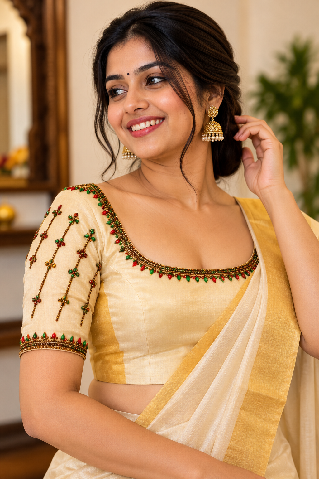 Blouse design inspiration model 4