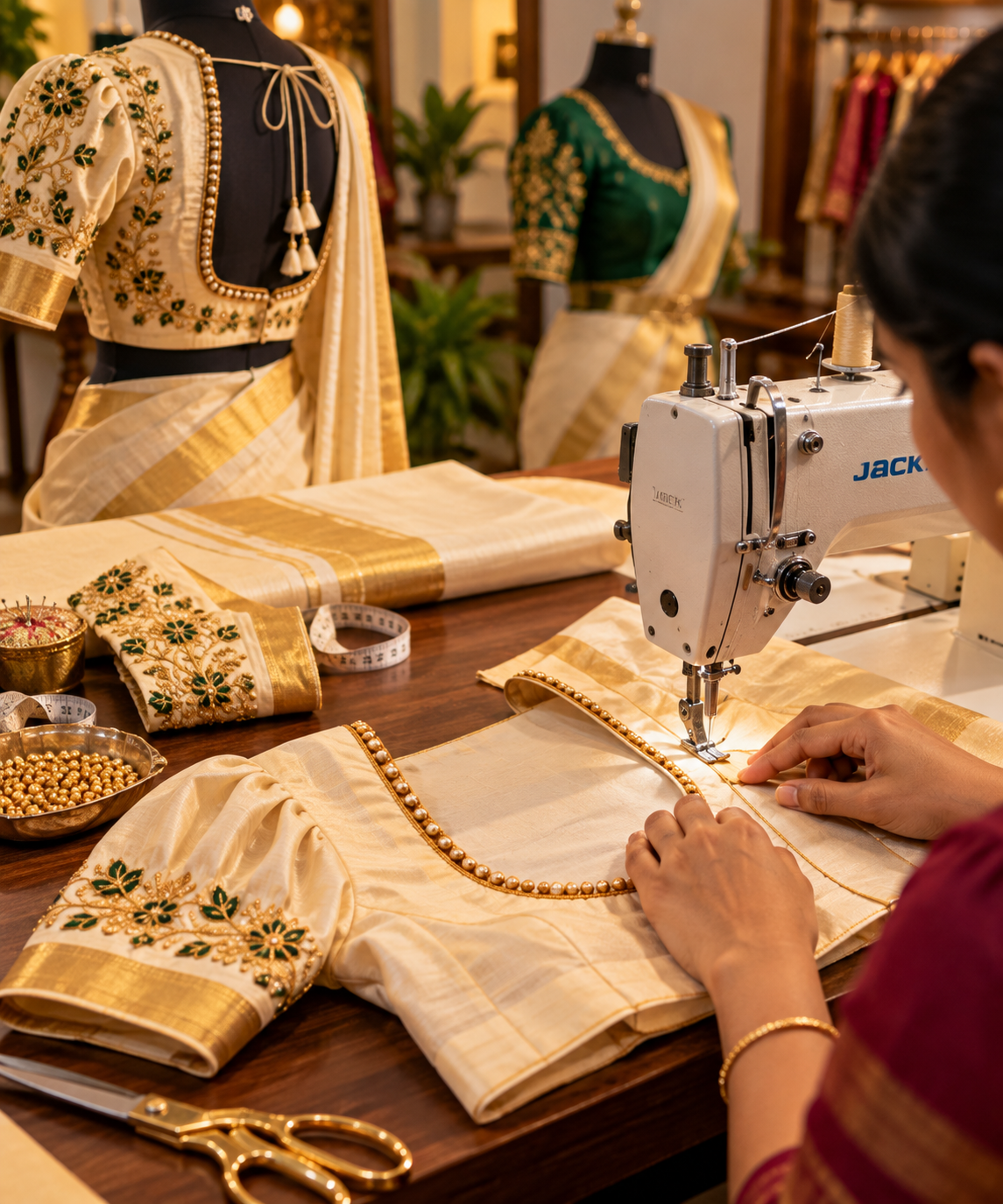 Kerala designer blouse stitching